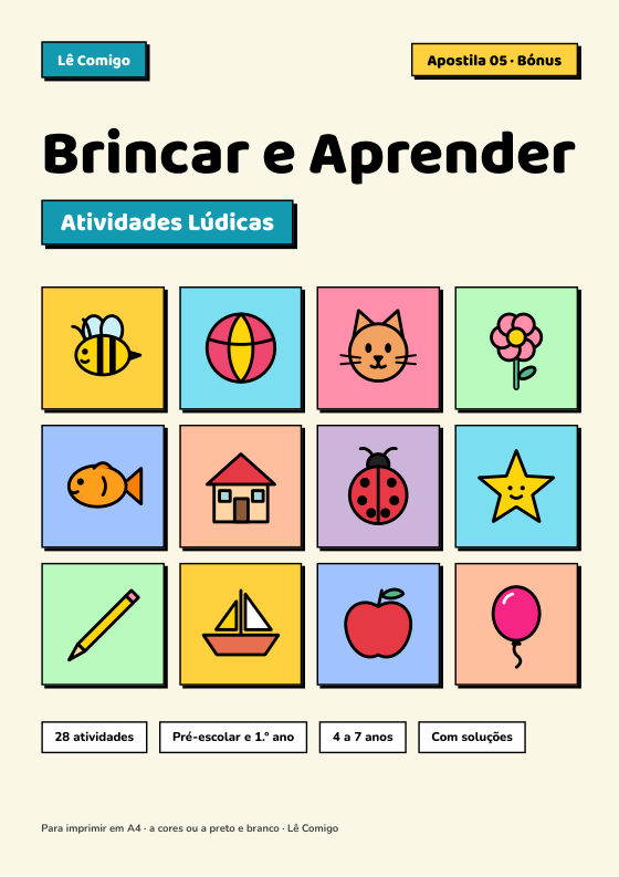 Capa: Brincar e Aprender